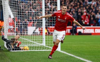 Chris Wood put a hat-trick in the bag when Brighton lost 7-0 against Forest earlier this season